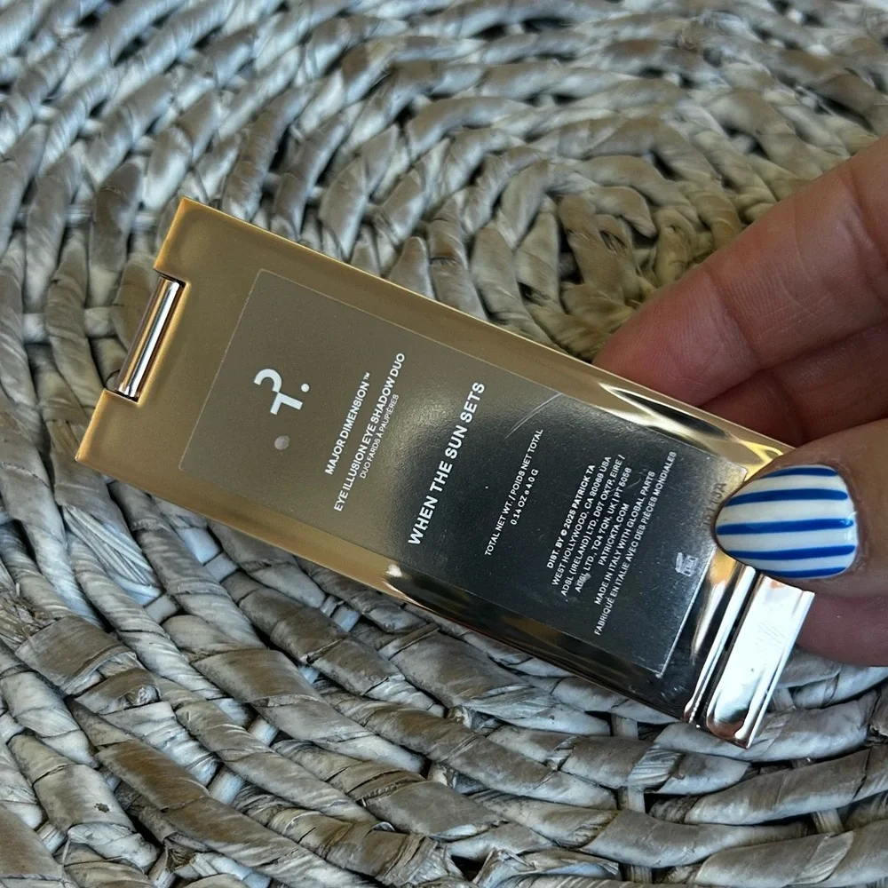 New Patrick Ta Major Dimension Eye Illusion Eyeshadow Duo When The Sun Sets